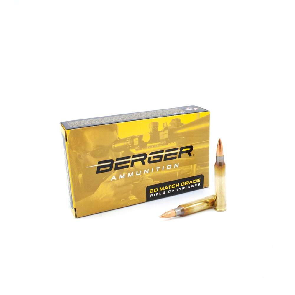 Ammunition Berger Bullets 1289 ft lbs 223Rem BERG 23020   223REM   73GR BT TRGT           20/10